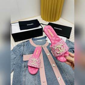 Новые тапочки Chanel 2023 Необходимый элемент весенне-летнего га