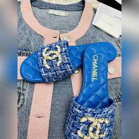 Новые тапочки Chanel 2023 Необходимый элемент весенне-летнего га