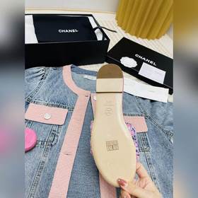 Новые тапочки Chanel 2023 Необходимый элемент весенне-летнего га