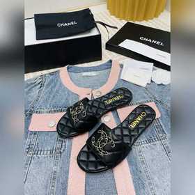 Новые тапочки Chanel 2023 Необходимый элемент весенне-летнего га
