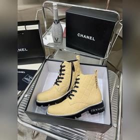CHANEL 23 новых моделей ботинок Martin Классическая ромбовидная