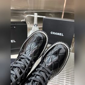 CHANEL 23 новых моделей ботинок Martin Классическая ромбовидная 