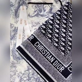 Dior CD с логотипом, большое шарф-шаль, плед, три в одном, матери