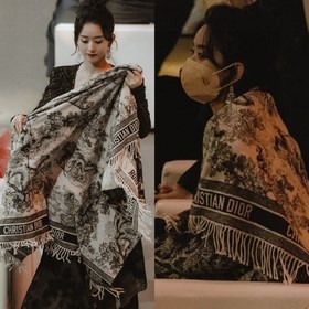 Новинка： новейшая популярная накидка от Dior 【Большая шаль Dior с