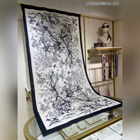 Новейшая коллекция Dior 【Длинный шарф Granville Garden】 Длинный ш