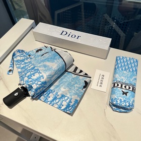 DIOR (Dior) новый трехсекционный автоматический складной зонт от 