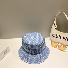 FENDI, вышитая рыбацкая шапка, лаконичная и элегантная, чрезвычай