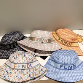 FENDI, вышитая рыбацкая шапка, лаконичная и элегантная, чрезвычай