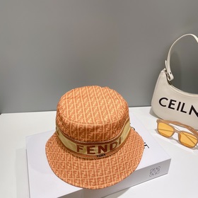 FENDI, вышитая рыбацкая шапка, лаконичная и элегантная, чрезвычай