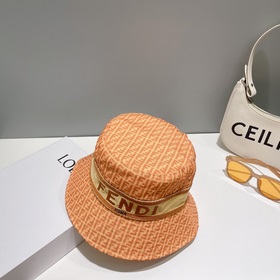 FENDI, вышитая рыбацкая шапка, лаконичная и элегантная, чрезвычай
