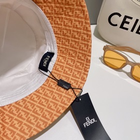 FENDI, вышитая рыбацкая шапка, лаконичная и элегантная, чрезвычай