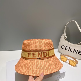 FENDI, вышитая рыбацкая шапка, лаконичная и элегантная, чрезвычай
