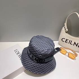 FENDI, вышитая рыбацкая шапка, лаконичная и элегантная, чрезвычай
