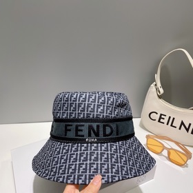 FENDI, вышитая рыбацкая шапка, лаконичная и элегантная, чрезвычай
