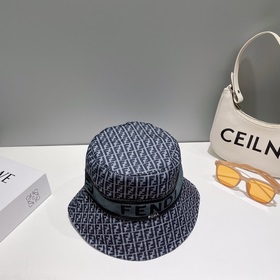 FENDI, вышитая рыбацкая шапка, лаконичная и элегантная, чрезвычай