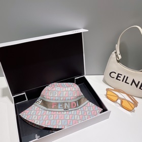 FENDI, вышитая рыбацкая шапка, лаконичная и элегантная, чрезвычай