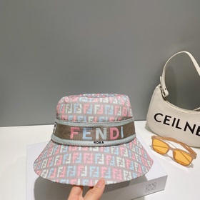 FENDI, вышитая рыбацкая шапка, лаконичная и элегантная, чрезвычай