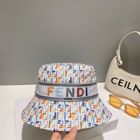 FENDI, вышитая рыбацкая шапка, лаконичная и элегантная, чрезвычай