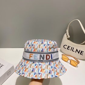 FENDI, вышитая рыбацкая шапка, лаконичная и элегантная, чрезвычай