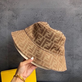 FENDI FF рыбацкая кепка с двухсторонним узором индивидуальным лог