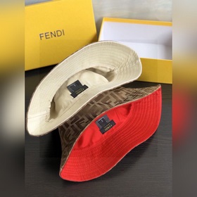 FENDI FF рыбацкая кепка с двухсторонним узором индивидуальным лог