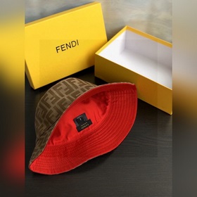 FENDI FF рыбацкая кепка с двухсторонним узором индивидуальным лог