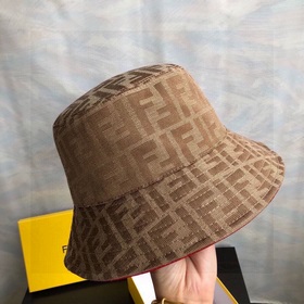 FENDI FF рыбацкая кепка с двухсторонним узором индивидуальным лог