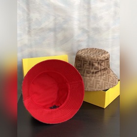 FENDI FF рыбацкая кепка с двухсторонним узором индивидуальным лог