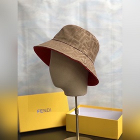 FENDI FF рыбацкая кепка с двухсторонним узором индивидуальным лог