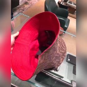FENDI FF рыбацкая кепка с двухсторонним узором индивидуальным лог