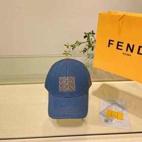 Новая модель джинсовой бейсболки FENDI Усовершенствованная технол