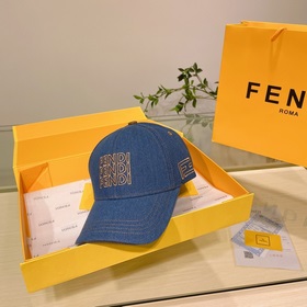 Новая модель джинсовой бейсболки FENDI Усовершенствованная технол