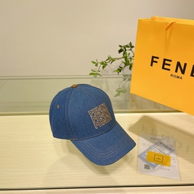 Новая модель джинсовой бейсболки FENDI Усовершенствованная технол