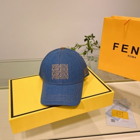 Новая модель джинсовой бейсболки FENDI Усовершенствованная технол