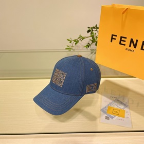 Новая модель джинсовой бейсболки FENDI Усовершенствованная технол