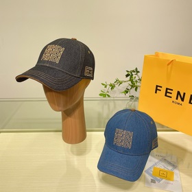 Новая модель джинсовой бейсболки FENDI Усовершенствованная технол