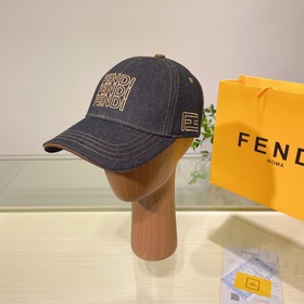 Новая модель джинсовой бейсболки FENDI Усовершенствованная технол