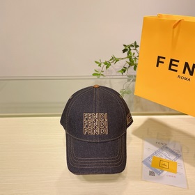 Новая модель джинсовой бейсболки FENDI Усовершенствованная технол