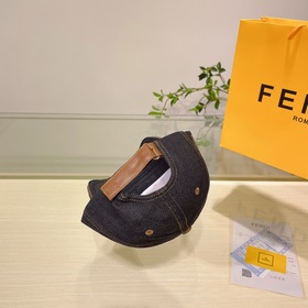 Новая модель джинсовой бейсболки FENDI Усовершенствованная технол