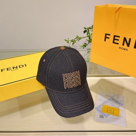 Новая модель джинсовой бейсболки FENDI Усовершенствованная технол