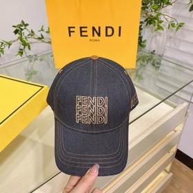 Новая модель джинсовой бейсболки FENDI Усовершенствованная технол