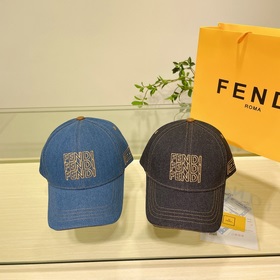 Новая модель джинсовой бейсболки FENDI Усовершенствованная технол
