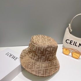FENDI, двусторонняя рыбацкая шапка, классический узор, лаконичный