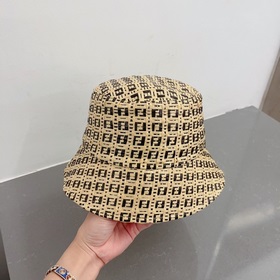 FD Fendi, новая модель шляпы-панамы, шляпа-рыбачка, высококачеств