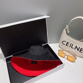 FENDI, двусторонняя рыбацкая шапка, классический узор, лаконичный