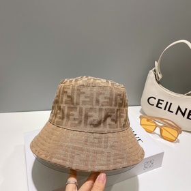 FENDI, двусторонняя рыбацкая шапка, классический узор, лаконичный