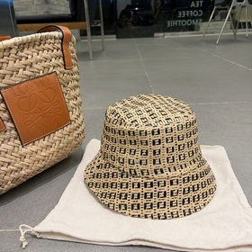 FD Fendi, новая модель шляпы-панамы, шляпа-рыбачка, высококачеств