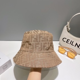 FENDI, двусторонняя рыбацкая шапка, классический узор, лаконичный