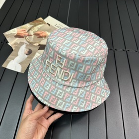 FE*DI Fendi 2023 весна-лето, новая модель рыбацкой кепки из атлас