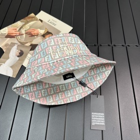 FE*DI Fendi 2023 весна-лето, новая модель рыбацкой кепки из атлас